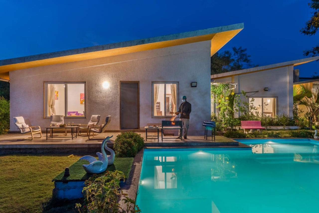 Saffronstays Roselle, Malavli - Pet-Friendly Pool Villa With Modern Interiors Лонавала Екстериор снимка